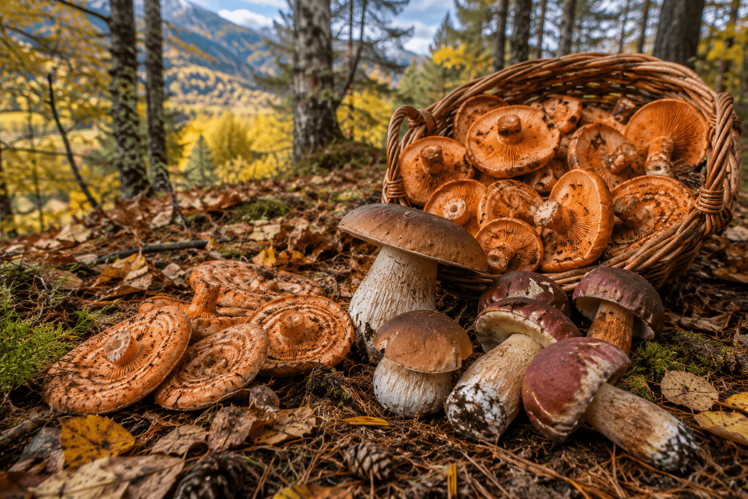 Bolets de tardor a la Cerdanya: rovellons, ceps i fredolics