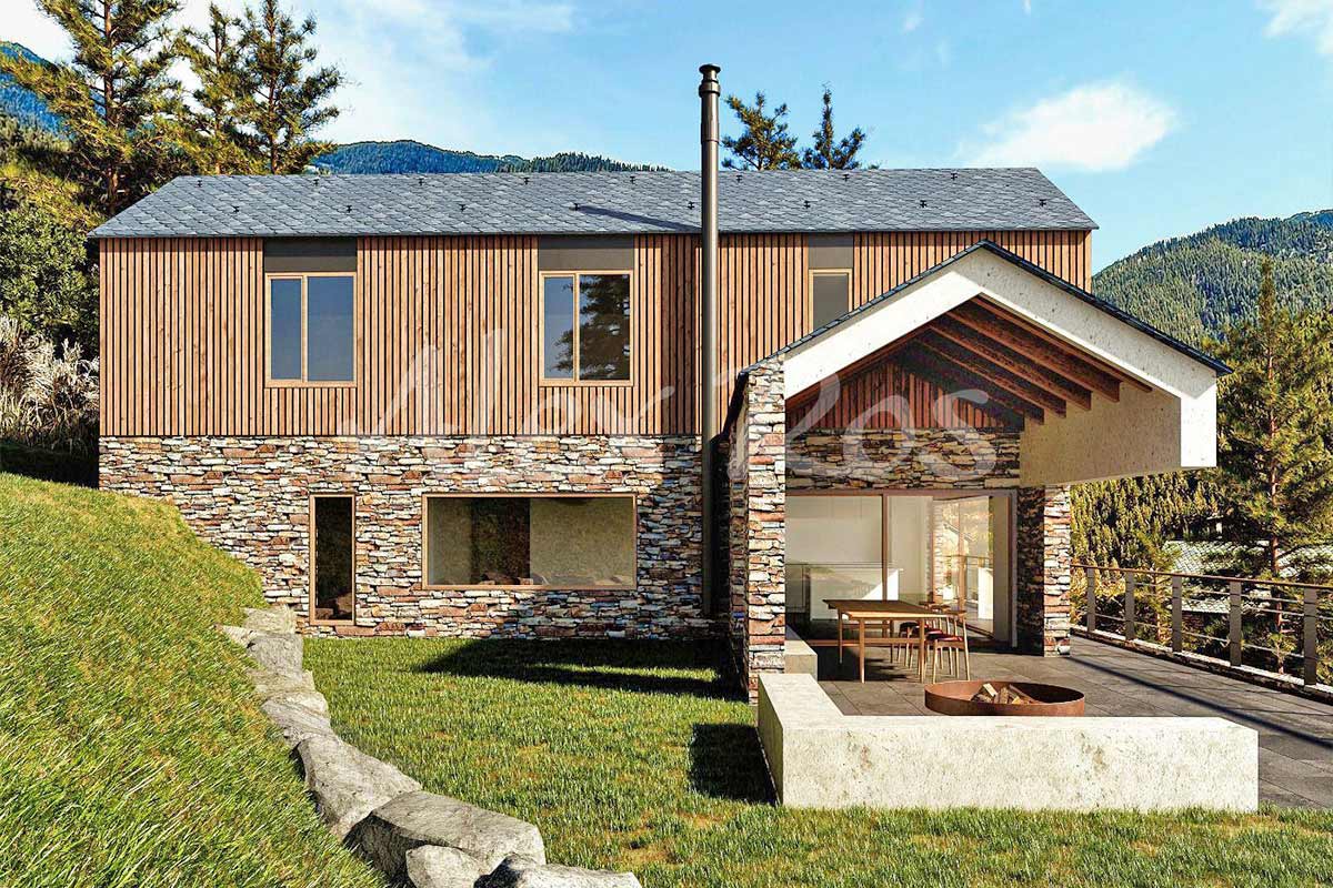 Casa unifamiliar en La Molina con porche y terraza